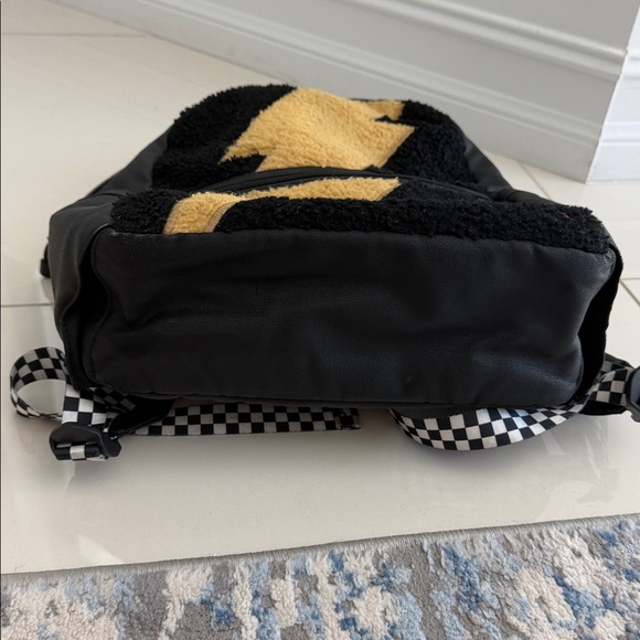 STATE Black and Gold Kids Backpack fuzzy bolt - Picture 9 of 11